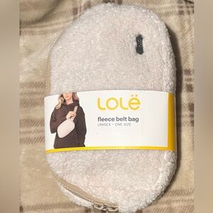 LOLE fleece belt bag